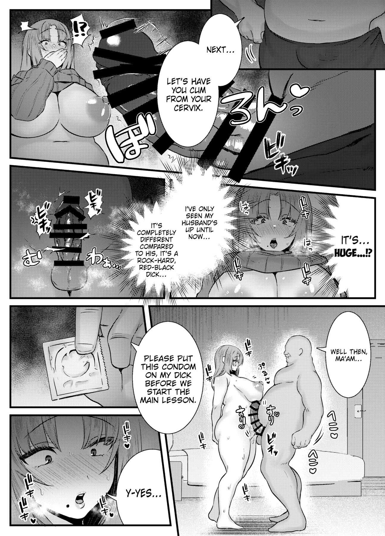 Hentai Manga Comic-Internal Orgasm Lesson -The Housewife Took a Real, Bareback Sex Lesson with a Another man for her Husband--Read-13